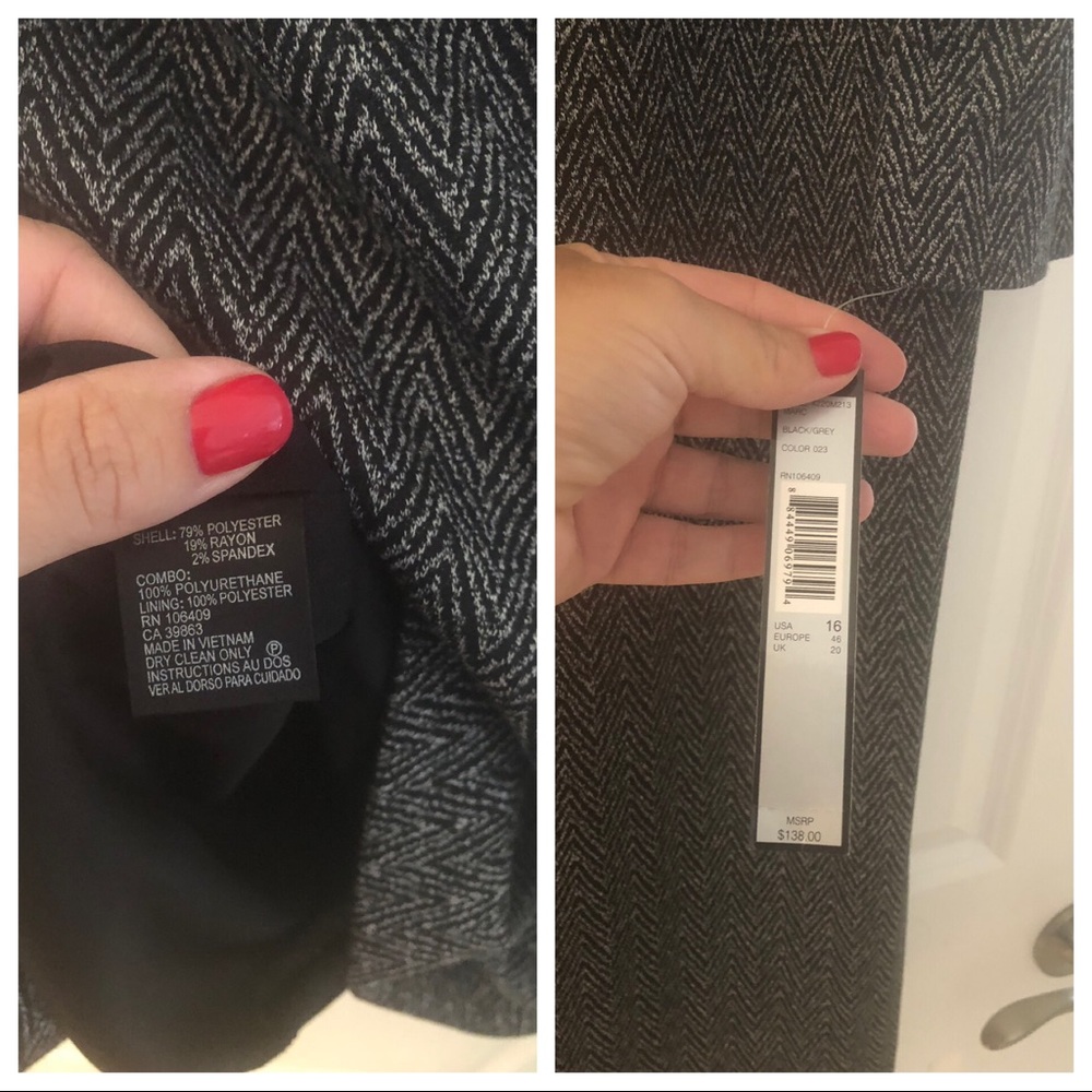 NWT Tahari Dress size 16 - Picture 5 of 6